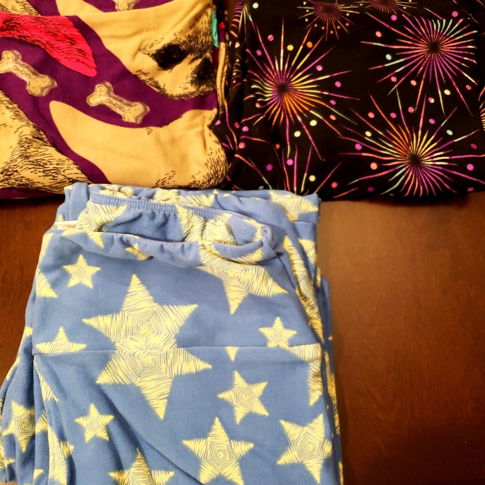 Lularoe leggings- 3 together
